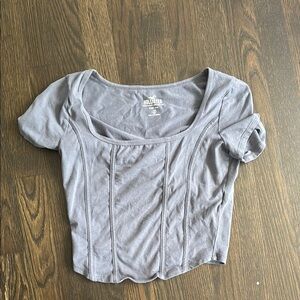 Hollister Gray Short Sleeve Tee